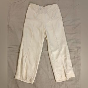 Ann Taylor White High Rise Dress Pants - Size 12 Petite